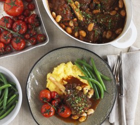 Braised Lamb Shanks & Gremolata